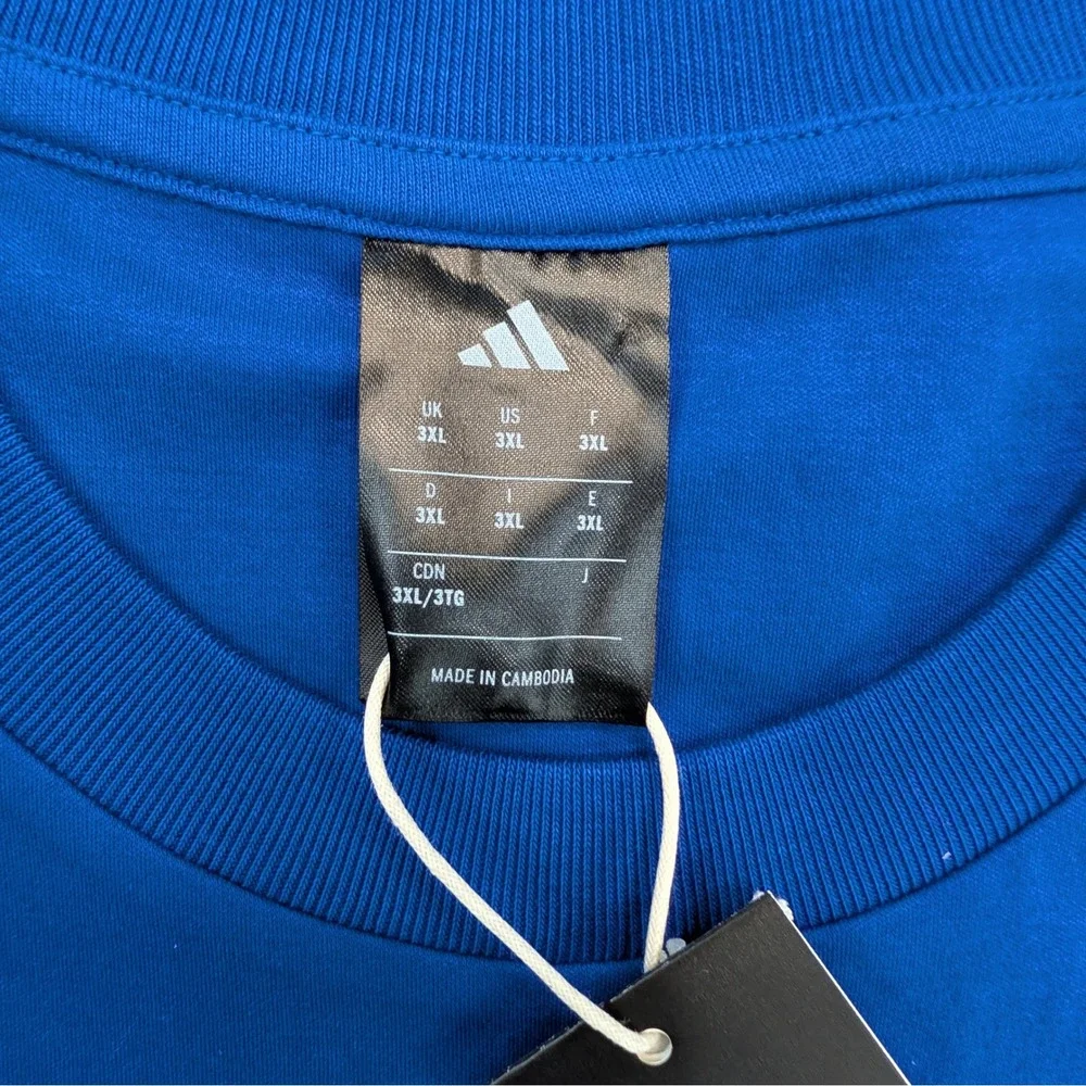 NWT adidas FIFA Club World Cup 2025 Volunteer ZNE Tee 3XL Royal Blue